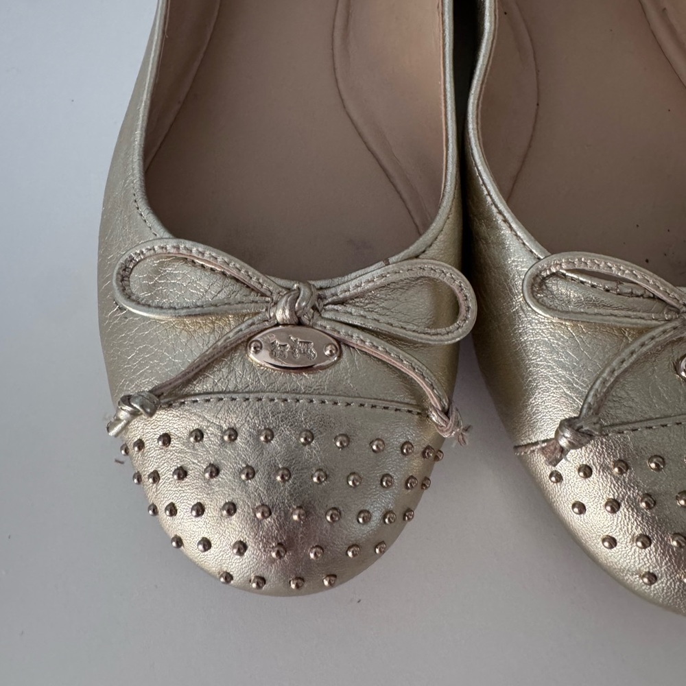 Coach Gold Y2K Ballet Flats - Picture 5 of 8